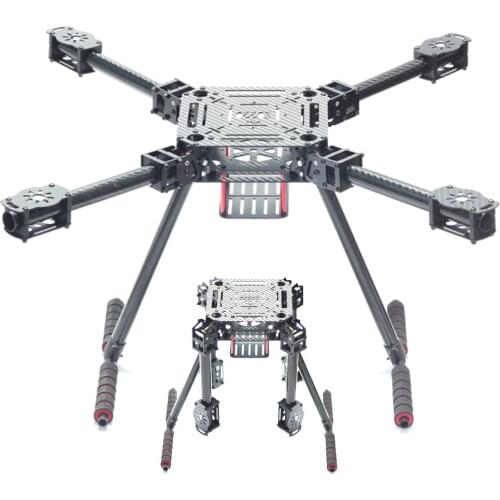 ZD550 550mm / ZD680 680mm Carbon fiber Quadcopter Frame FPV Quad with Carbon Fiber Landing Skid F550