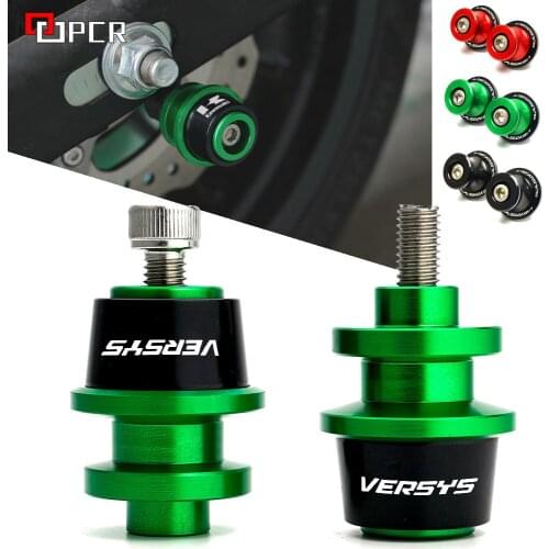 Motorcycle 8mm CNC Swingarm Spool Slider Stand Screws For Kawasaki Versys 650 1000 X300 2008 - 2019 2020 2021