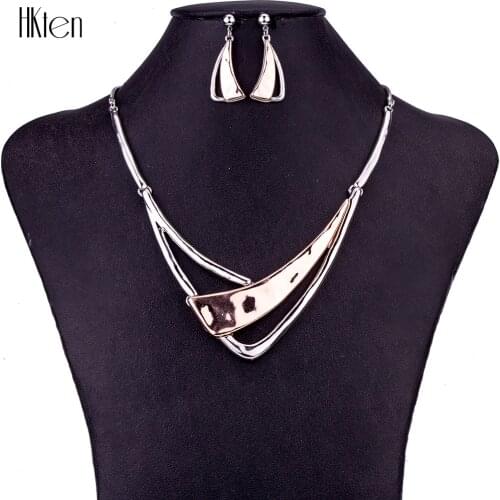 MS1504670 Fashion Jewelry Sets High Quality Necklace Sets For Women Jewelry Silver plating Alloy Unique Design Party Gift