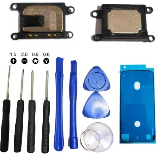 Earspeaker Earpiece Ear Speaker Sound Listening For iPhone 6 6S 6Plus 7 7Plus 8 Plus and Screwdriver Tools and Screen Adhesive