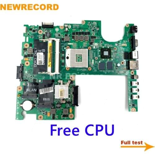 NEWRECORD CGY2Y 0CGY2Y CN-0CGY2Y DA0FM9MB8D1 for DELL Studio 1558 Laptop motherboard with Graphics Card HD5470 512MB Free CPU