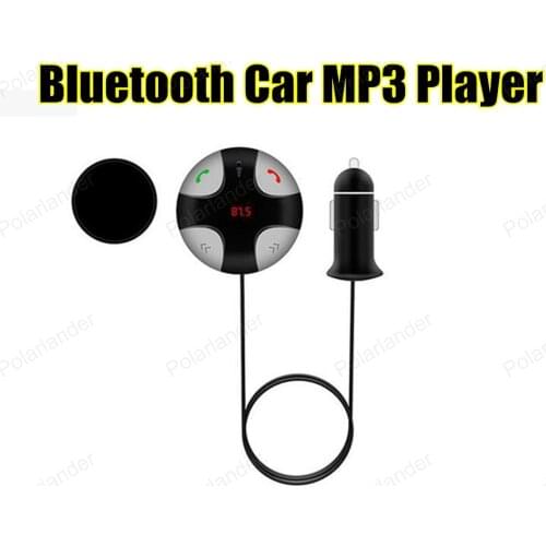 New Bluetooth Handsfree CarKit Bluetooth FM Transmitter MP3 Player Car Kit Charger For Smart Phone
