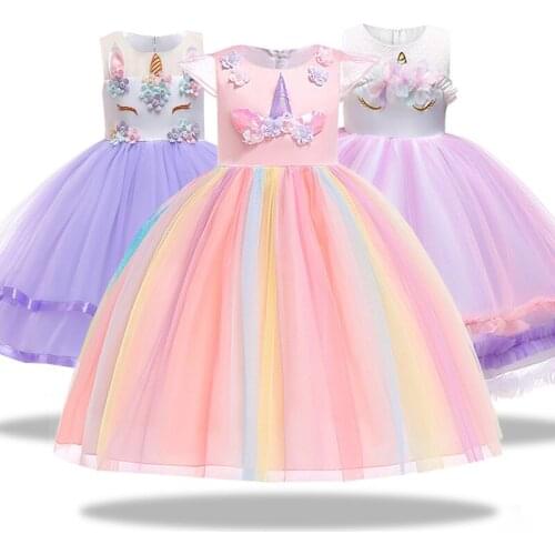 New Year Girl Dress Christmas Winter Baby Snowman Holiday Children Clothing Children Wedding Birthday Party Costume Gift 2-10Yrs