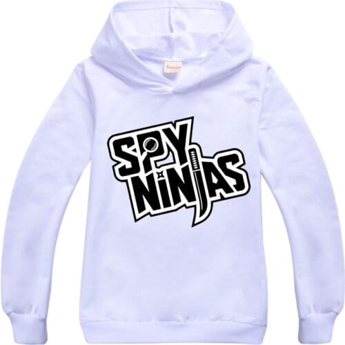 Fall Teen Boy Girl Sweatshirt Clothes Fashion Spy Ninjas Children Letter Print Cotton Hoodies Top Kid Pullover
