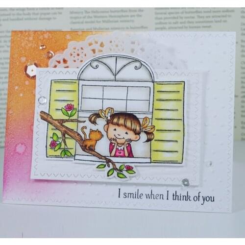 You Brighten My Day Clear Stamp DIY Scrapbooking Silicone Embossing Stencil Decoration Handicraft Paper Card Making Template