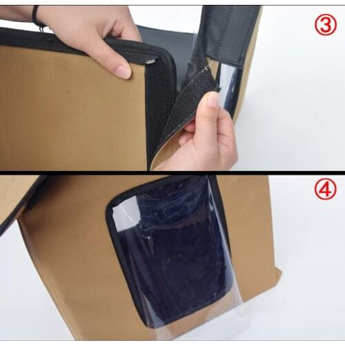 Foldable Pet Crate Dog House Portable Puppy Kennel Bag for Outdoor Camping