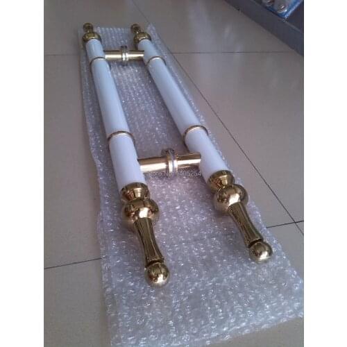 Stainless steel glass door pull handle 1500mm luxury door handles