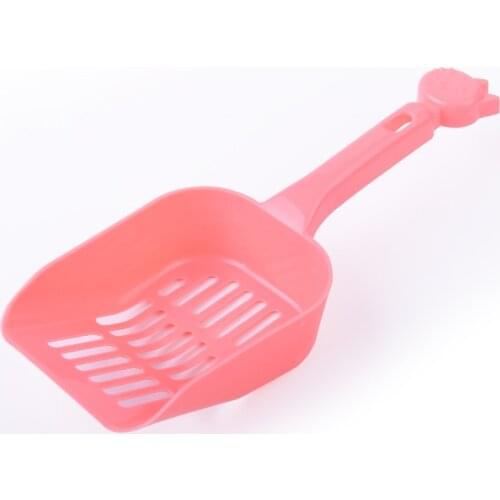 Supplies Pet cleaning product pinkycolor Cat sand shovel large head plastic cat shovel pet feces shovel god picker cat shovel