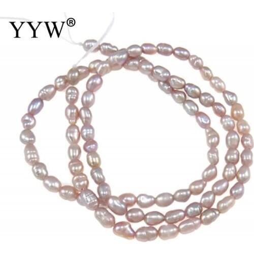 High Quality 2-3mm Natural Freshwater Pearl Beads purple Rice Pearl Loose Beads For DIY Necklace Bracelat Jewelry Making Finding