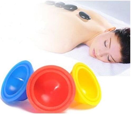 2016 Newest 12 Cups Silicone Medical Vacuum Massage Cupping Cups Health Care Travel Set Silicone Massage Cupping Set