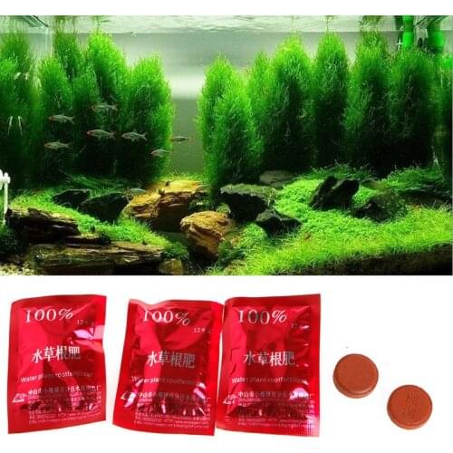 36pcs/Box Root Fertilizer for Water Plant Aquarium Fish Tank Aquatic Cylinder