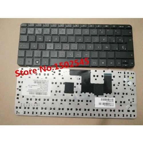 Free Shipping New Original Laptop Keyboard For HP MINI 210 210-3000 210- 4000 SP Keyboard 587829-071 593283-071 White Frame