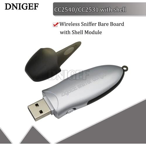 DNIGEF Wireless CC2531 Sniffer Bare Board Packet Protocol Analyzer Module USB Interface Dongle Capture Packet with Shell