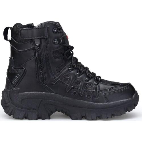 Winter/Autumn Men High Quality Brand Military Leather Boots Special Force Tactical Desert Combat Boats Outdoor Shoes Snow Boots