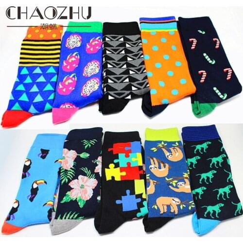 Мужские носки с рисунком CHAOZHU China At AliExpress