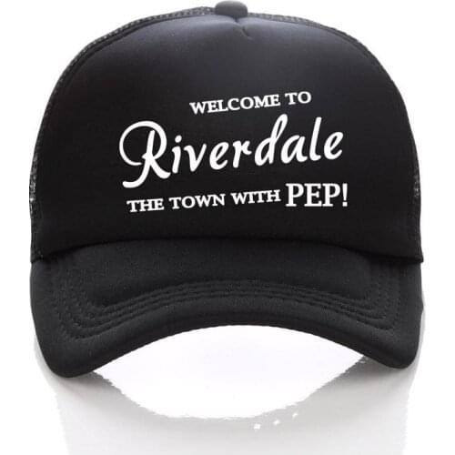 Welcome to riverdale the town with PEP! Cap Summer Trucker Hats Kids Baseball Hats Riverdale Sun Caps Adult/Children Snapbacks