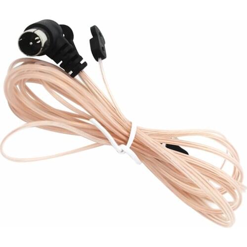 FM Radio Antenna 6.5ft FM Dipole Indoor T Antennas MD Aerial Receiver TV Aerial NTSC Male Type F Connector For FM Radio Indoor