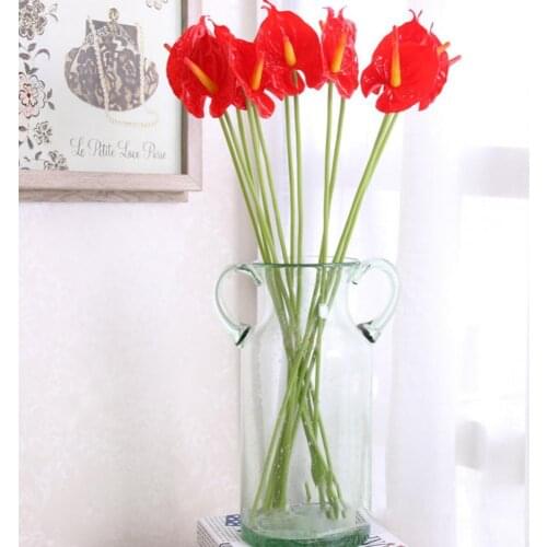 Artificial Flower Eco-friendly Anti-fade Plastic Wedding Fake Flower Bouquets for Home искуственные цветы