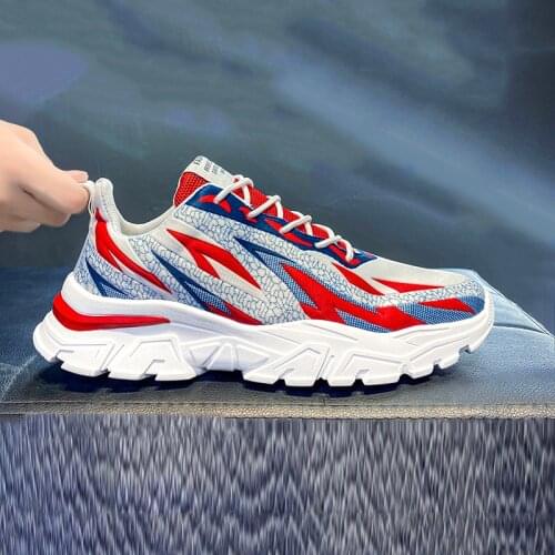 Mens casual fashion sneaker shoes mesh fly woven sports summer walking vulcanization trend casual elastic cool shoes