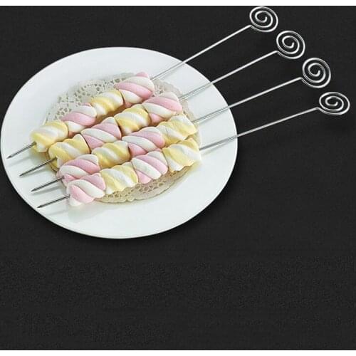 Reusable Stainless Steel Barbecue Skewers Flat Shish Kebab Grills BBQ Skewer Metal Sticks Needle Outdoor Accessories 13.5" 35cm
