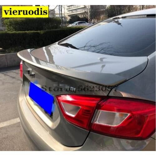 New design 2017 to 2018 for Chevrolet Cruze spoiler red brake light stable punching install ABS material by primer or any paint