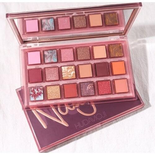 18 Colors Eye Shadow Palette Waterproof Long Lasting Shiny Earth Color Professional Eyeshadow Palette Cosmetic Eyes Makeup