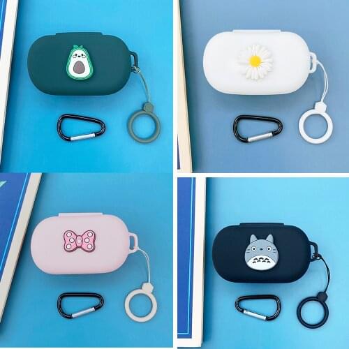 Cute Fruit Flower Silicone Cover for Bose QuietComfort Earbuds Case Noise Canceling Earbuds Shockproof Case Bluetooth Earphone