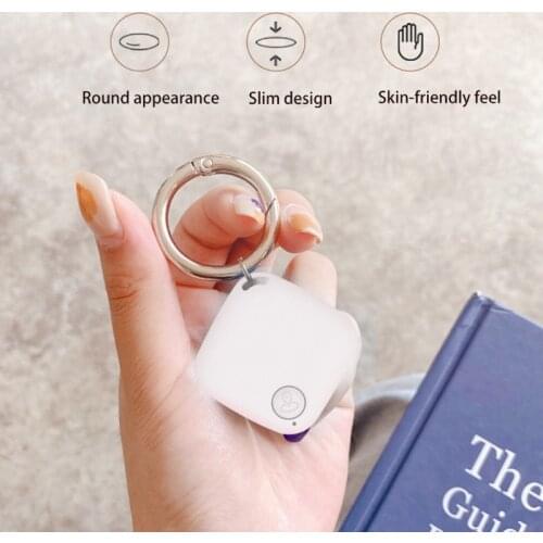 Bluetooth-compatible Compatible Tracking Locator 5.0 Small Portable Intelligent Anti-Lost Device Diamond Safety Security