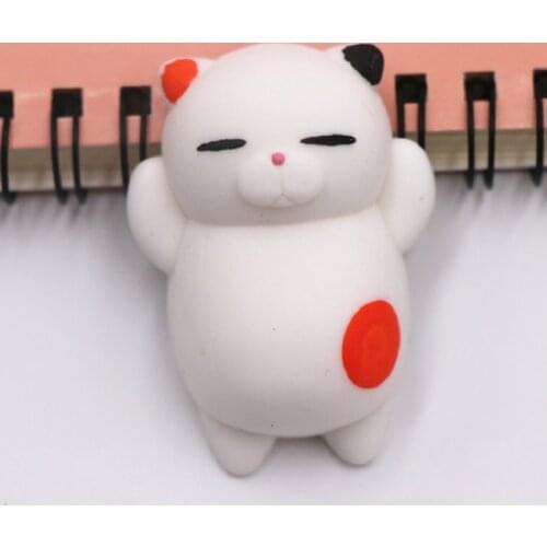 12 Styles Can Choose Mochi Cat Squeeze Healing Toys Kids Funny Kawaii Stress Relief Pinching Toy Cute Anti Stress Squishy