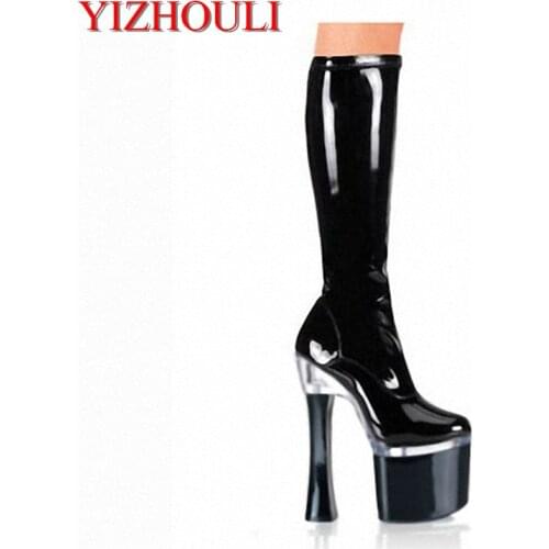 18cm High heels soles, high heels of medium boots and high heels, submodels take photos Dance Shoes