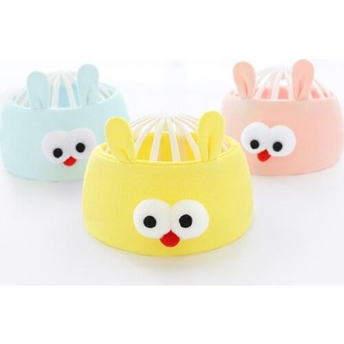 Knitted cotton big eyes baby empty top hat newborn baby fetal cap baby halogen door cap childrens headband
