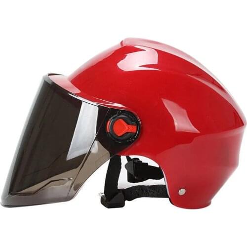 Safety Hard Hat Helmet with Visor Adjustable Sunscreen Breathable for Men Women Summer Outdoor Sport FK88