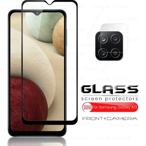 For samsung a 12 glass camera protector for samsung galaxy a12 sm-a125f/dns protective glass for samsunga12 galaxya12 cover film