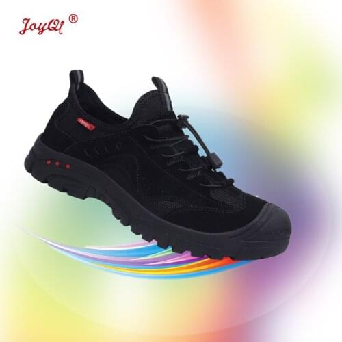 Women work sneakers men safety shoes protect for outdoor industry plus size 36-46 JOY-320