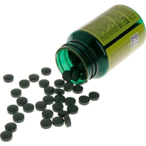 1 Bottle Fish Food Aquarium Fish Tank Tropical Fish Algae Spirulina Pills Tablet Protein Amino Acid Mineral Vitamin Provider