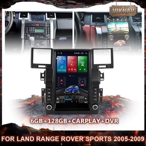 12.1 inch Android 10.0 6G+128G Touch Screen For Land Range Rover Sports 2005-2009 Car Radio Stereo GPS Navigation Head Unit