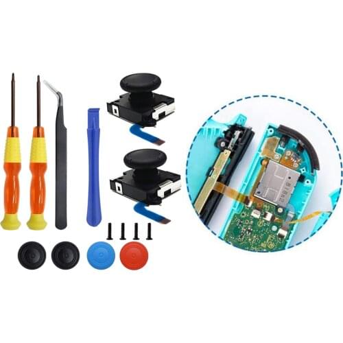 14Pcs Replacement Joystick Analog Thumbsticks for Nintendo Switch Joy-Con
