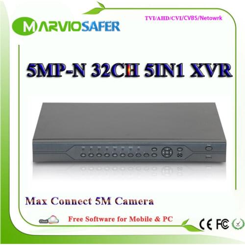 32ch 32 Channels AHD TVI CVI DVR AVR XVR HVR AHD-H 4MP HD Video Recorder 4K HDMI Output AHD TVI CVI CCTV Camera Recorder H.264