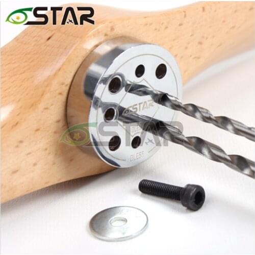 6 Star Propeller Drill Jig For DLE30 DLE55 Metal Propeller Drill Guide with Screw For EME55 MLD35 DLA 50/60