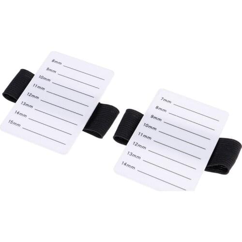 7-14mm/8-15mmFake Eyelash Tray Strip Stand Individual Eyelash Extensions Hand Plate Eye Lash Grafting Stand Palette Makeup Tool