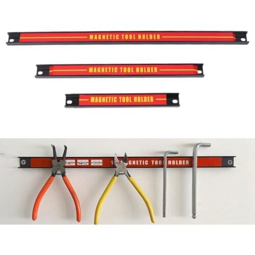 8" 12" 18" Magnetic Tool Holder Bar Organizer Storage Rack Wrench Pliers Knife