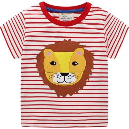 Jumping Meters Sesame Street withe Print Baby Boys Tees 2018 Brand Summer Clothes Kids T-shirts Clothing Children Short Sleeve