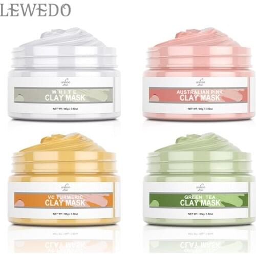 100g Turmeric Facial Mask Mud For Women Deep Cleaning Shrink Pores Whitening Oil-control Face Skin Care Treament Mask Clay