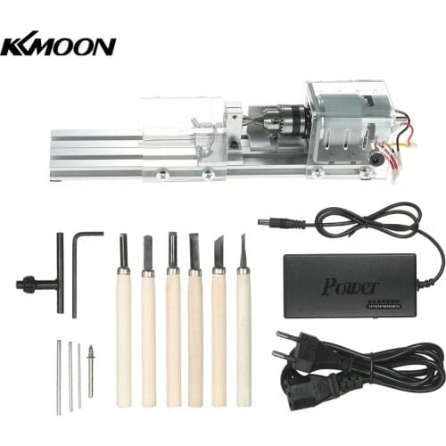 KKmoon DIY Mini Lathe 100W Polisher Grinder Driller Table Saw Machine Polishing Cutting Tools For Woodworking