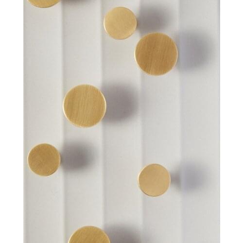 Round Brass Dresser Knobs Drawer Pulls Handles Desk Drawer Cabinet Door Knob Handle Antique Rustic Kitchen Hardware Pull