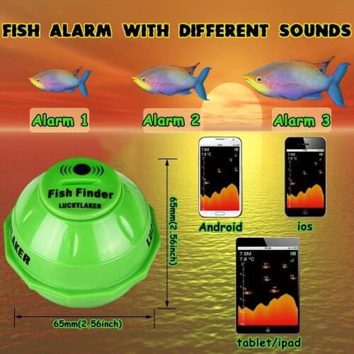 Lucky underwater camera fish finder ff916 wireless wifi fishfinder findfish smart device Android/IOS APP supported Sonar Finders