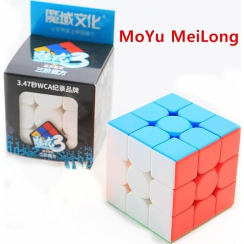 Moyu MoFang JiaoShi Meilong 3x3x3 Magic Cube MFJS MEILONG 3x3 Speed Cube Classroom Education Toys Moyu 3x3 Puzzle Magic cubo