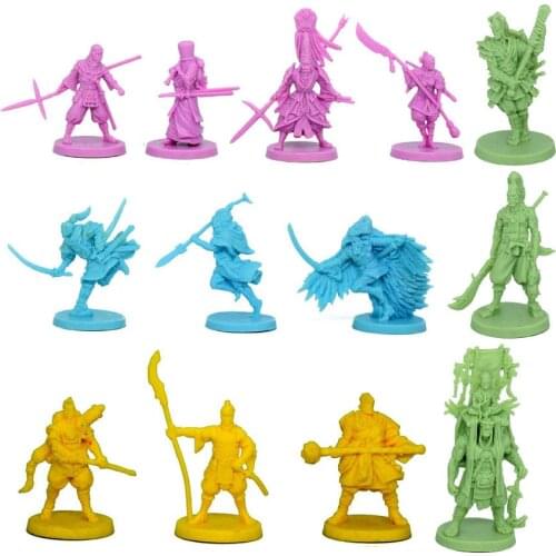 TRPG board game Rising sun Dynasty Invasion Moon clans warrior samurai Ninja Monk soldier Ghost Hercules miniatures figure model