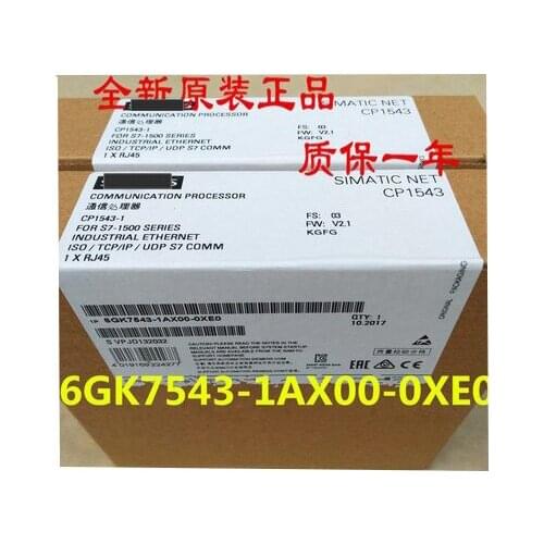 New original 6GK7543-1AX00-0XE0 S7-1500 communication processor CP1543-1 spot