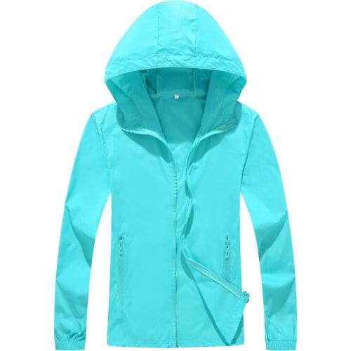 Solid Breathable Mountain Skin Men Women Quick Dry Waterproof Sun UV Protection Coats Outdoor Sport Fishing Skin Hiking Jacket